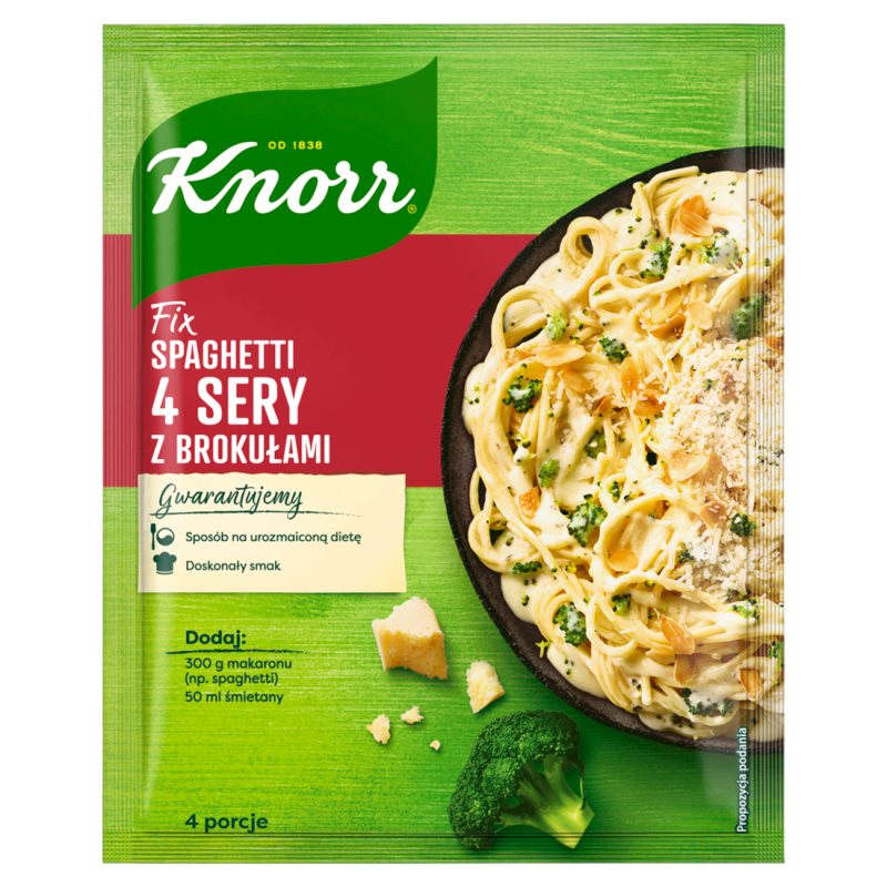 Spaghetti 4 sery z brokułami