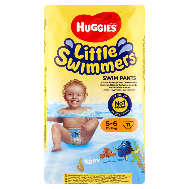 5-6 Majteczki do pływania 12-18kg, 11 szt.