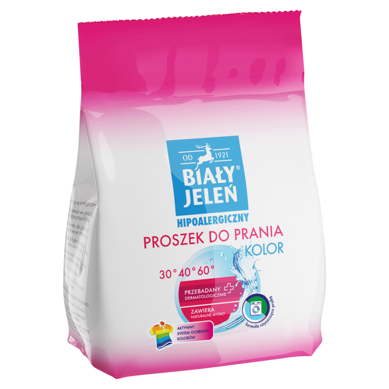 Hipoalergiczny Proszek do prania tkanin kolorowych 1500g