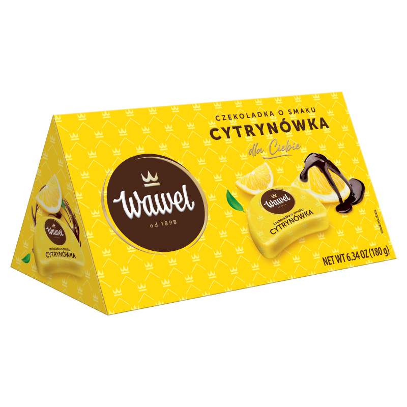 Czekoladki nadziewane o smaku Cytrynówki