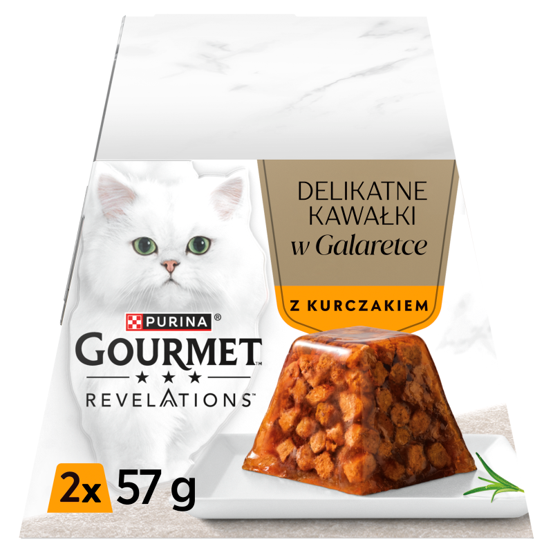 Mokry pokarm z kurczakiem w galaretce (2x57g)