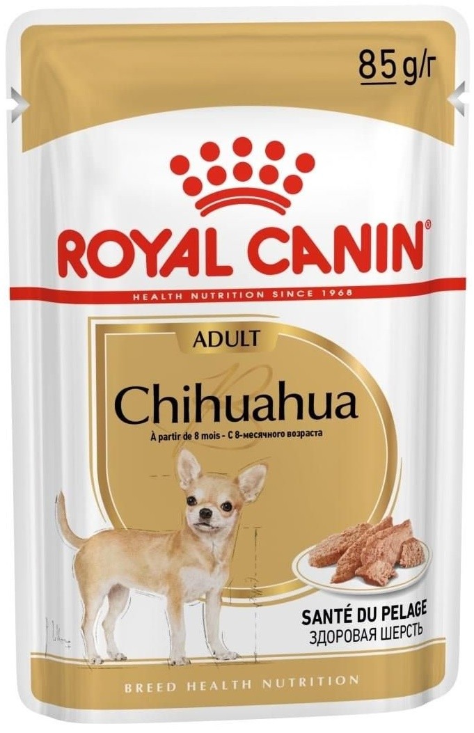 Mokry pokarm dla dorosłych psów rasy Chihuahua w saszetce
