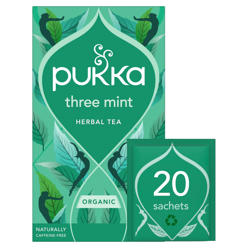 Herbata ziołowa Three Mint BIO 20 torebek