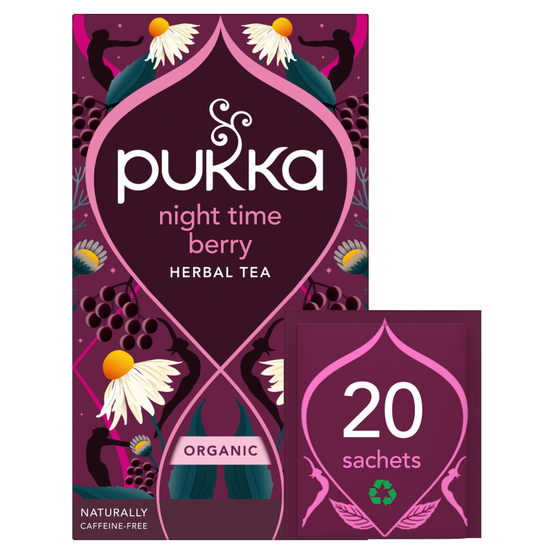 Herbata ziołowa Night Time Berry BIO 20 torebek
