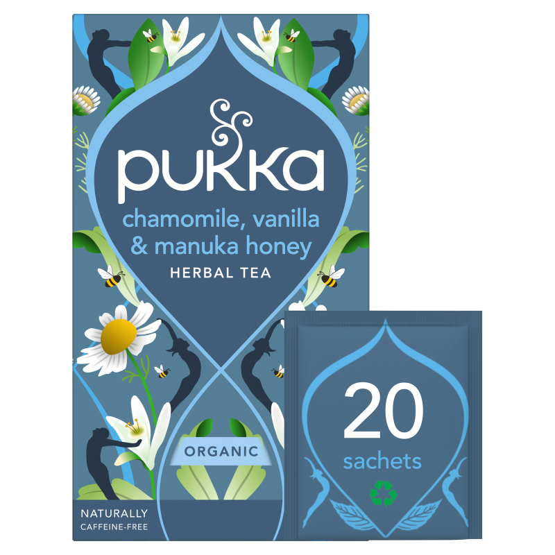 Herbata ziołowa Chamomile, Vanilla & Manuka Honey BIO 20 torebek