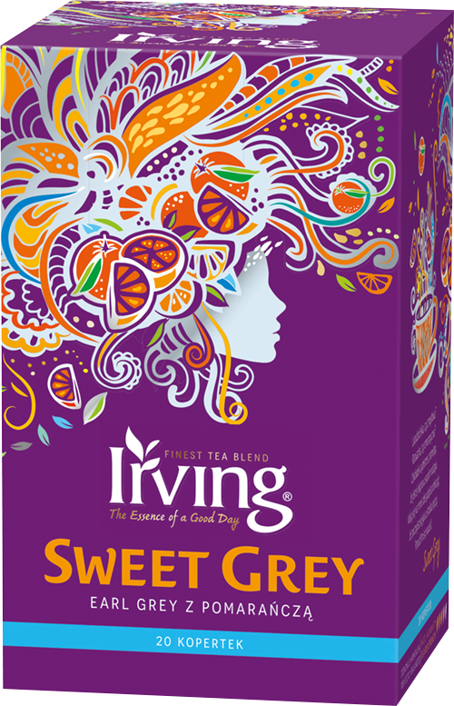 Herbata czarna Earl Grey z pomarańczą 20 torebek (saszetki)