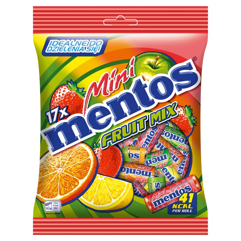 Mini Cukierki do żucia Fruit Mix 17 szt.