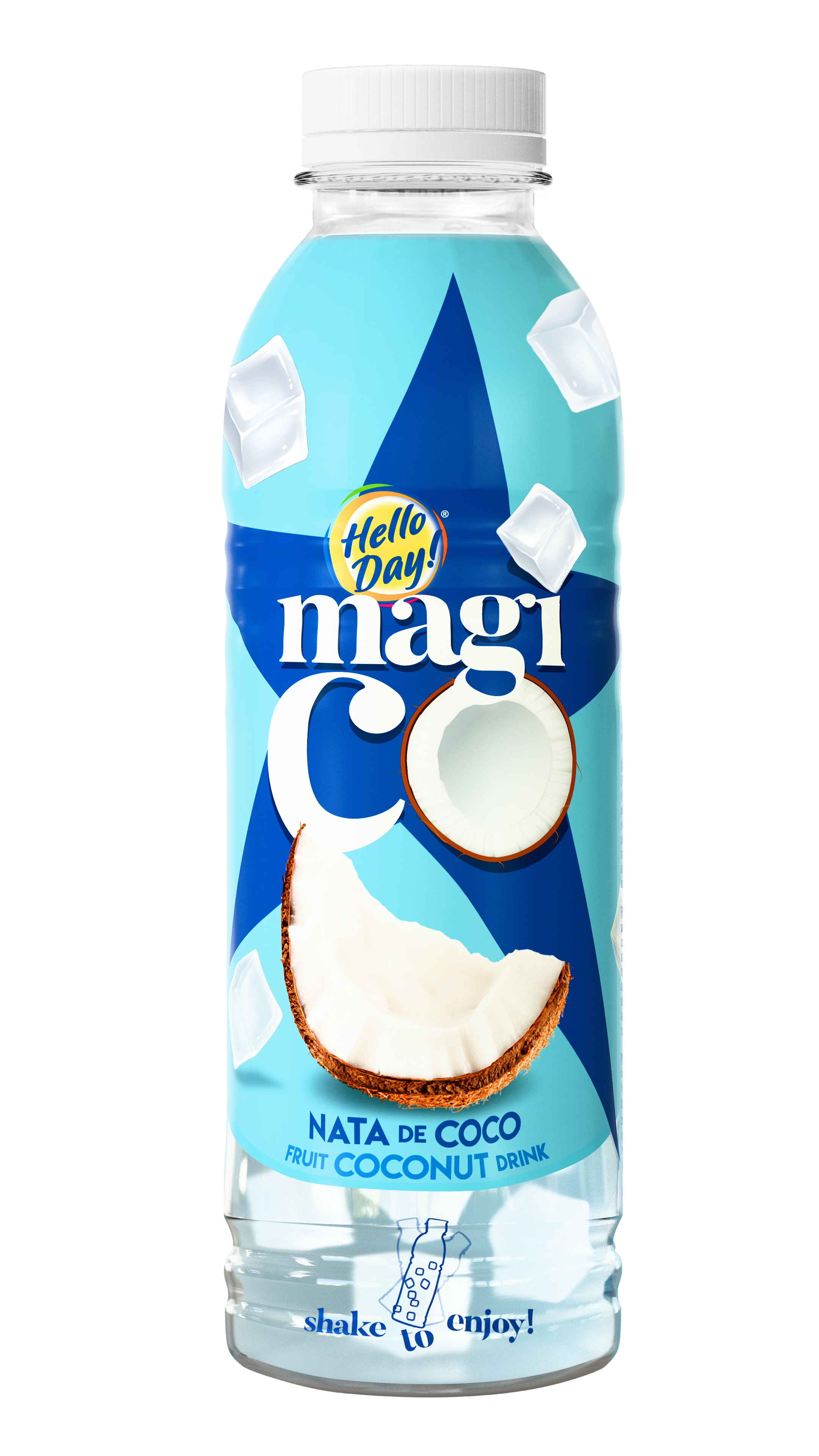 Napój kokosowy z kawałkami kokosa (nata de coco)