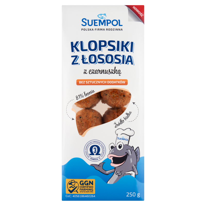 Klopsiki z łososia z czarnuszką