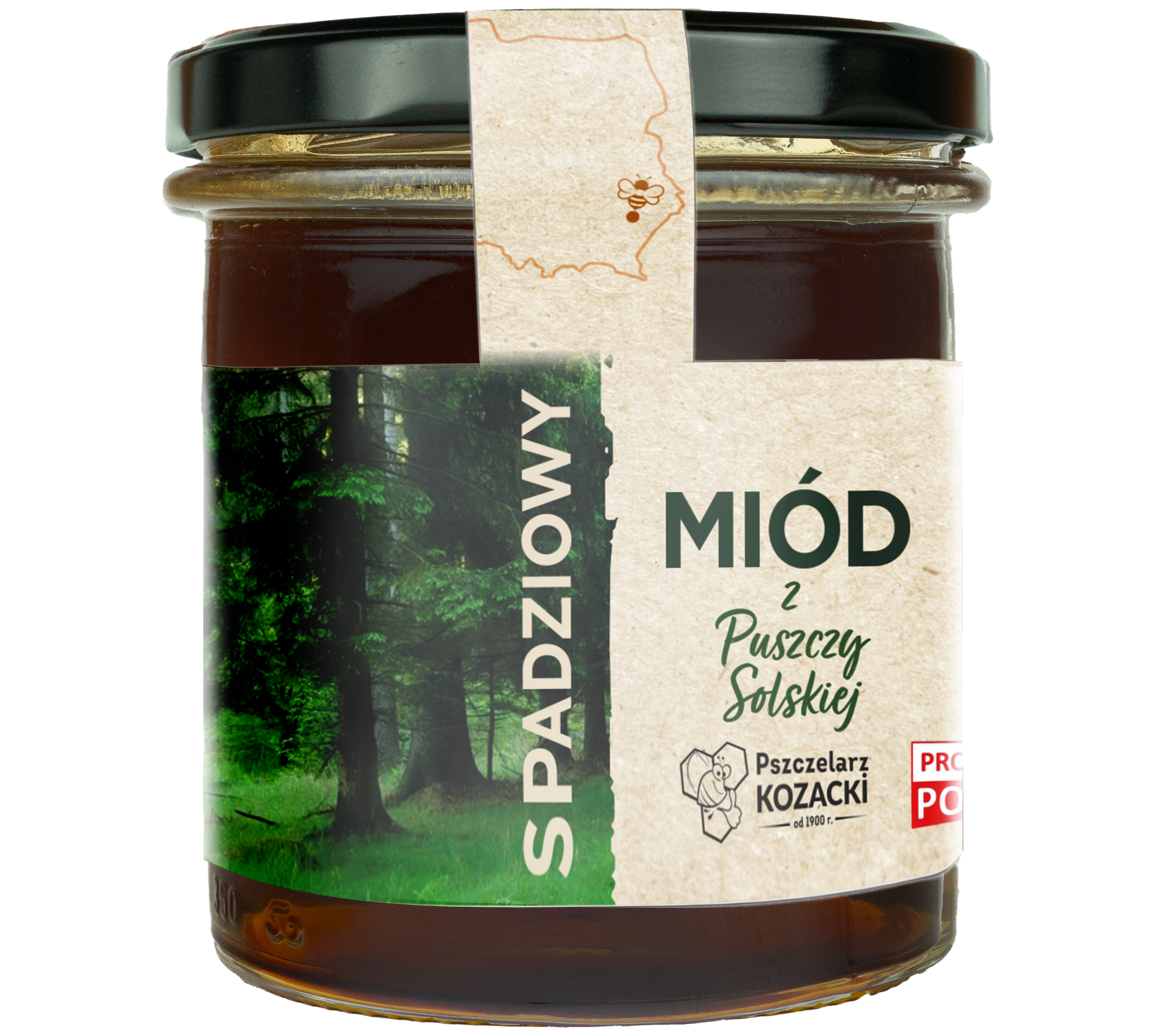 Miód spadziowy z Puszczy Solskiej