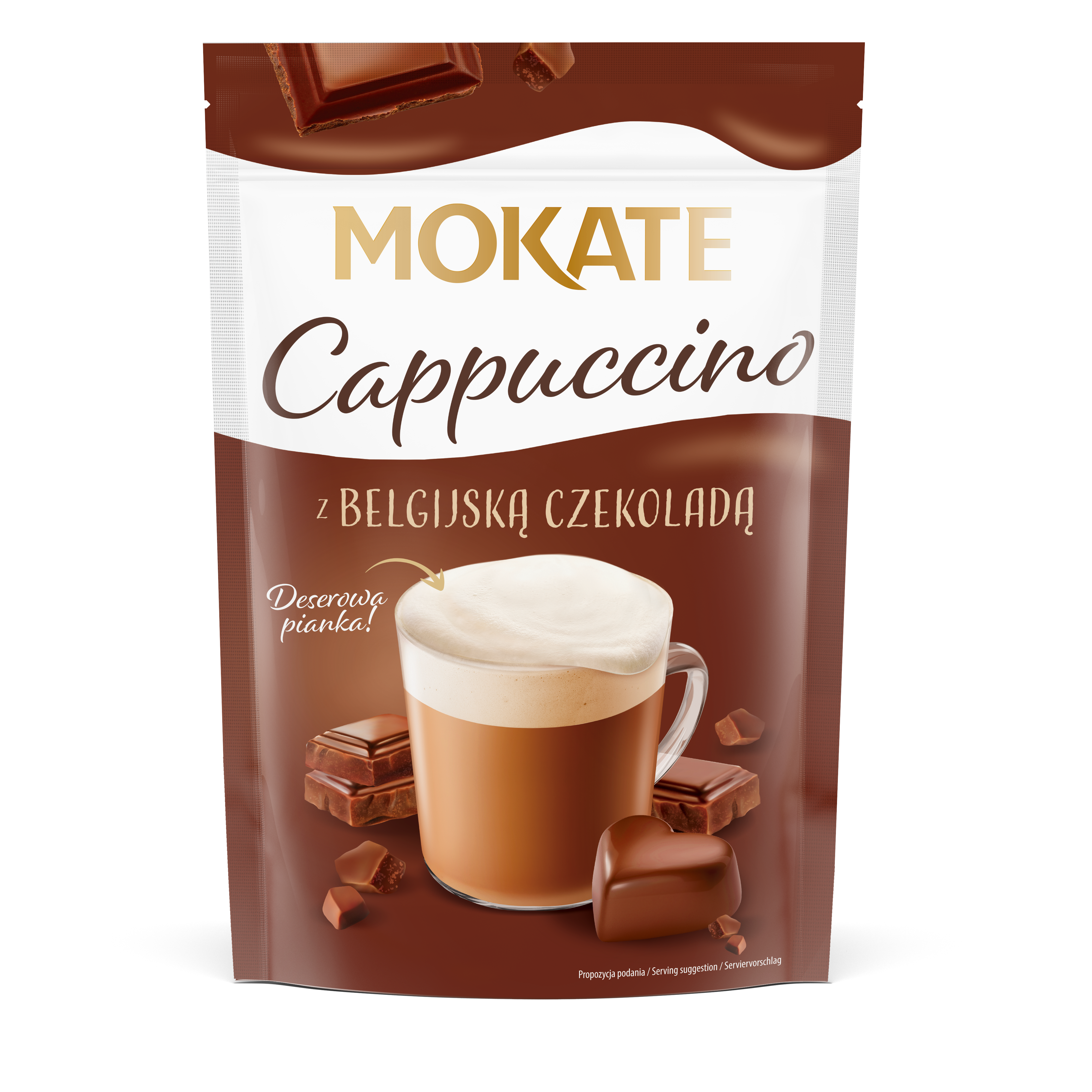 Cappuccino z belgijską czekoladą (rozpuszczalne)