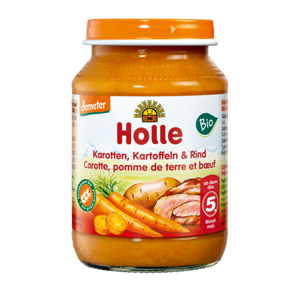 Obiadek marchew z ziemniakami i wołowiną powyżej 5 miesiąca życia