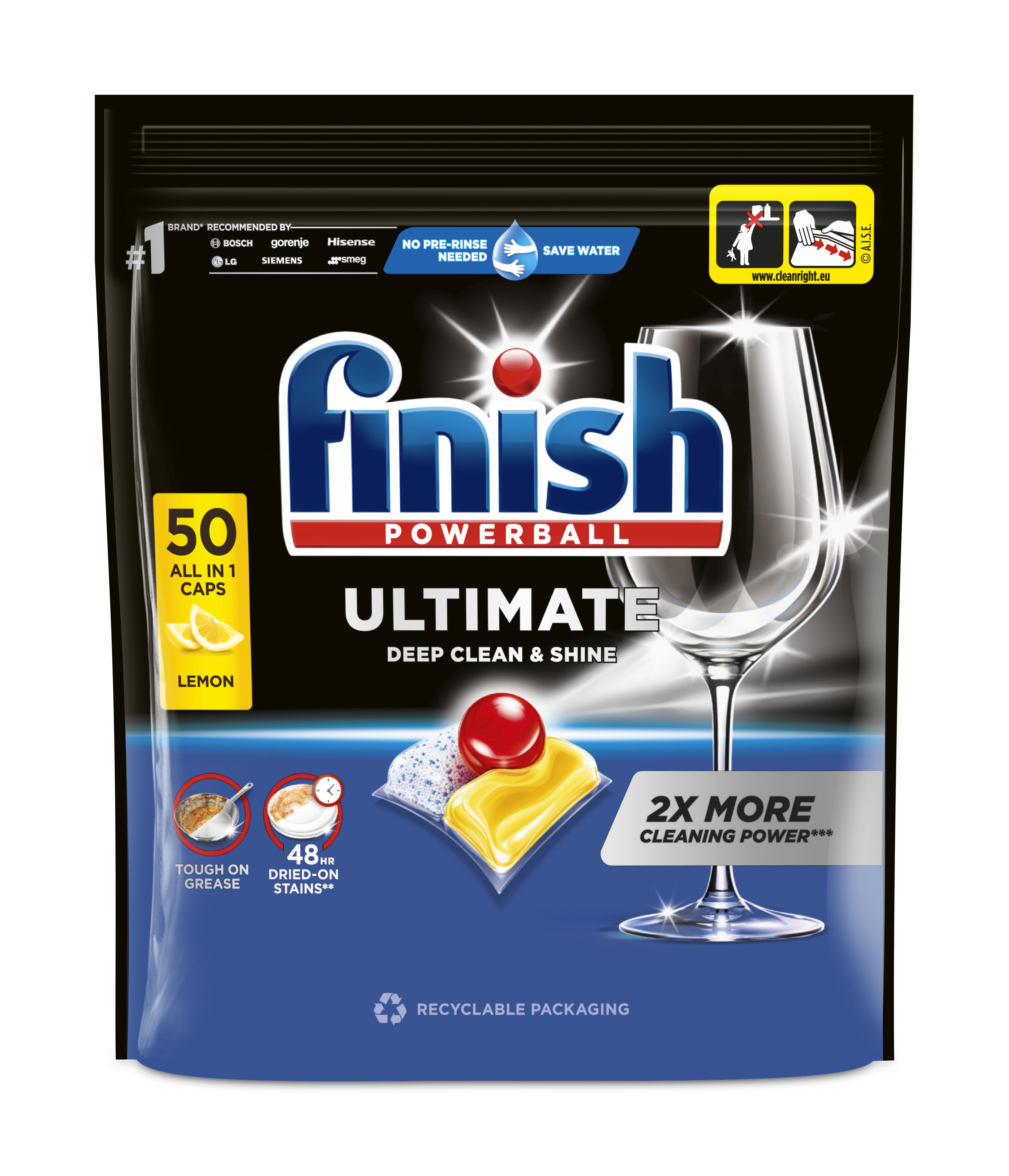 Kapsułki do zmywarki Ultimate Lemon 50 szt.