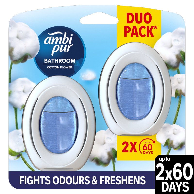 Odświeżacz do łazienki dyfuzor Cotton Fresh 2x7,5ml