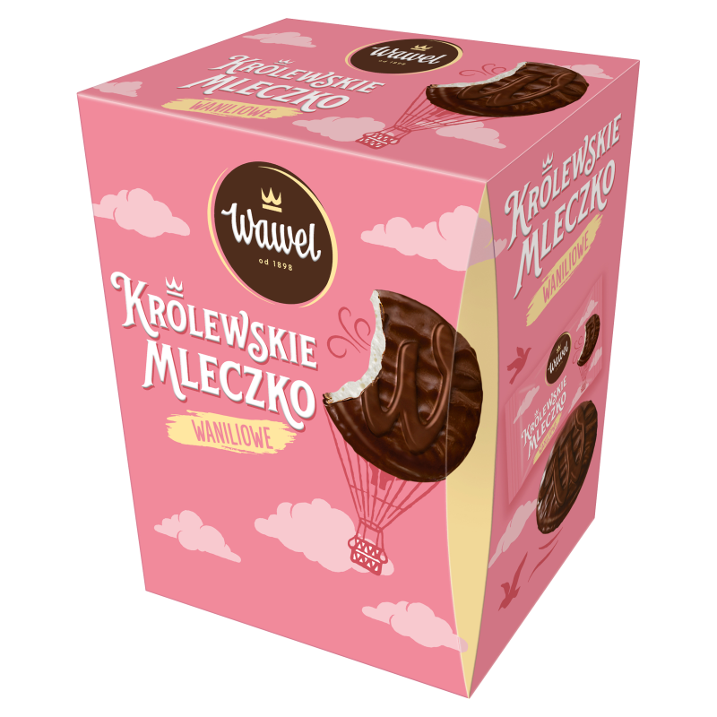 Królewskie mleczko Pianki waniliowe w czekoladzie