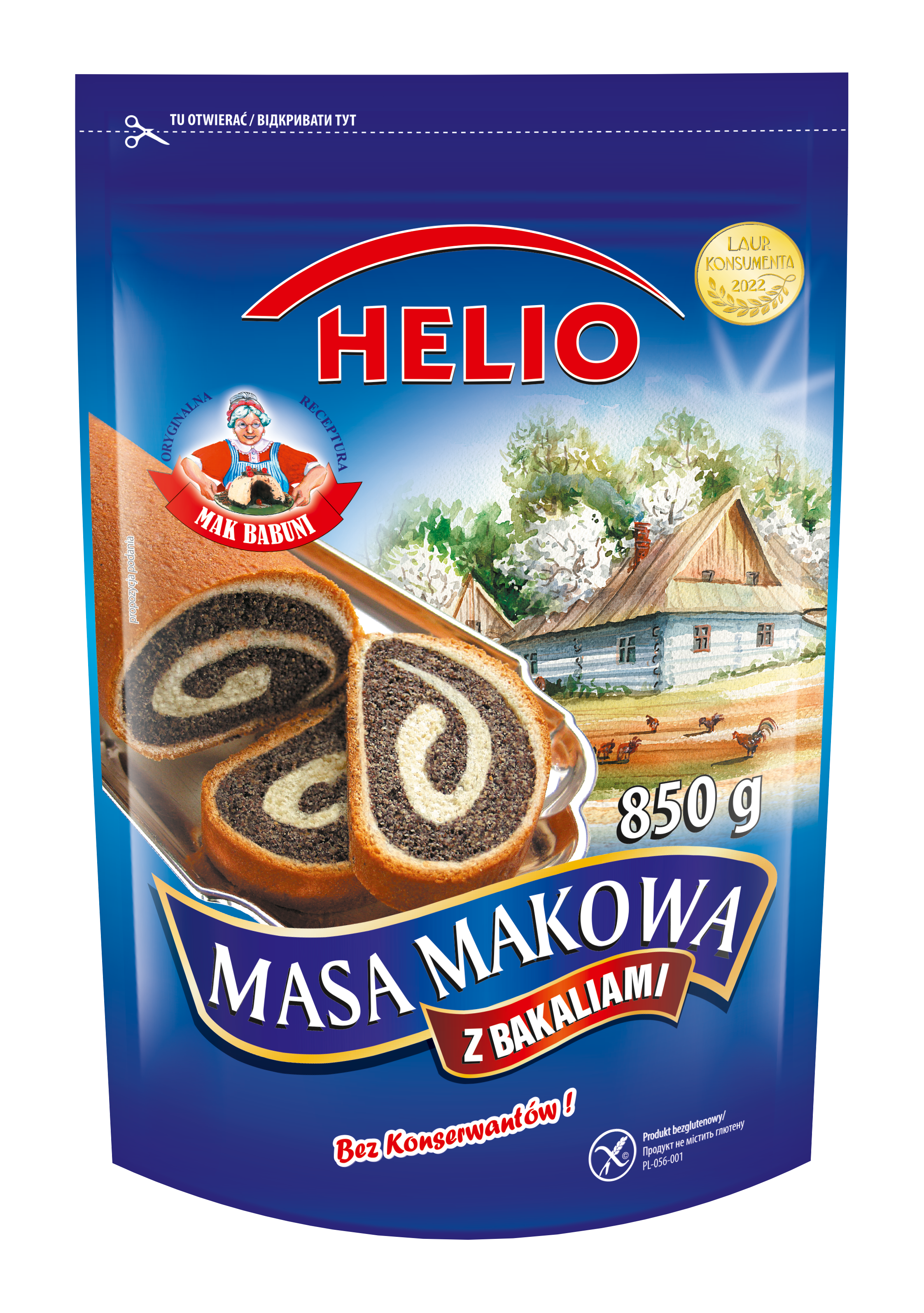 Masa makowa z bakaliami (bezglutenowa)