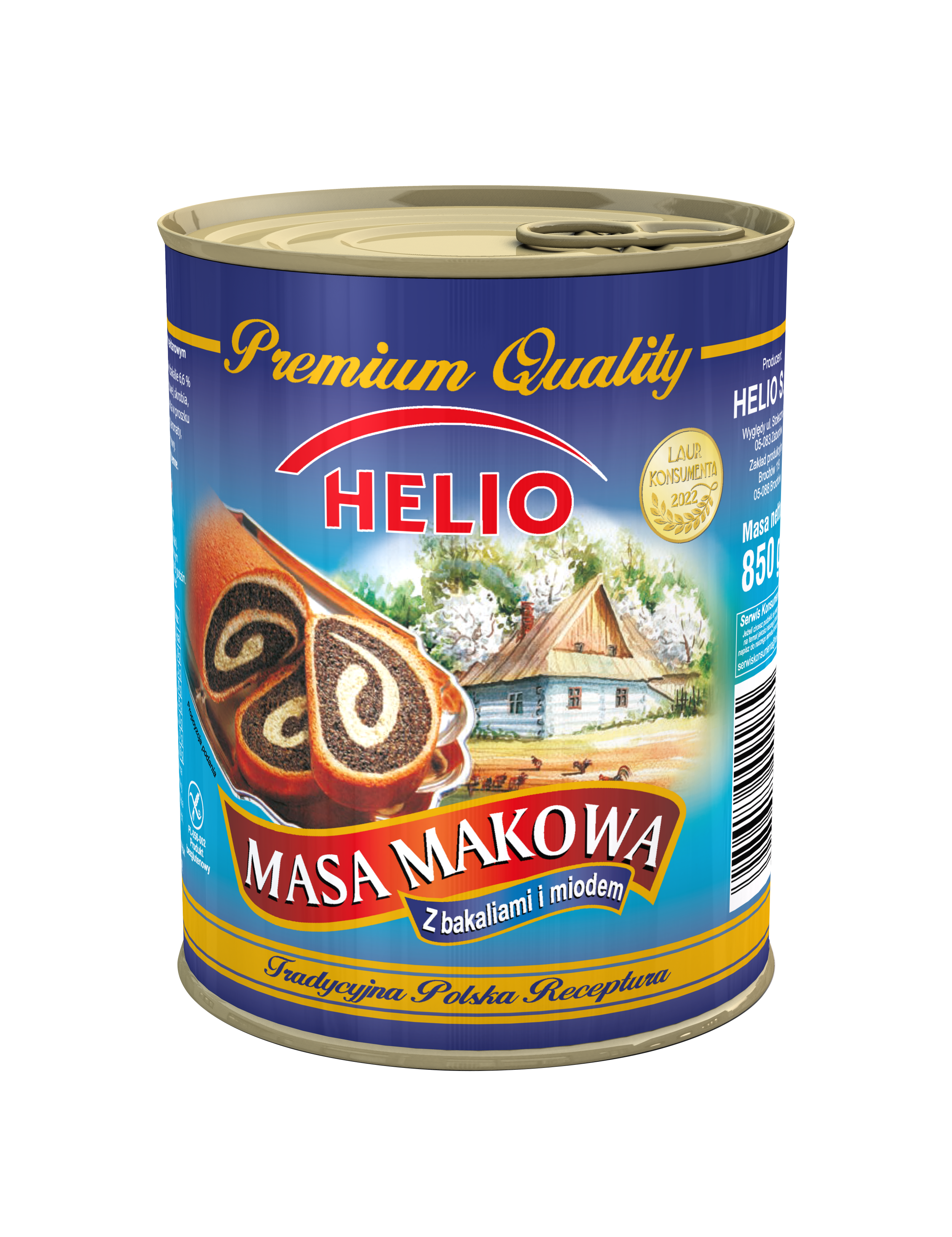 Masa makowa z bakaliami i miodem (bezglutenowa)