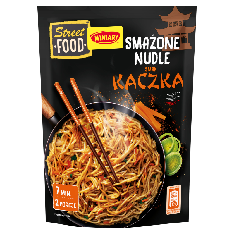 Smażone nudle o smaku kaczki