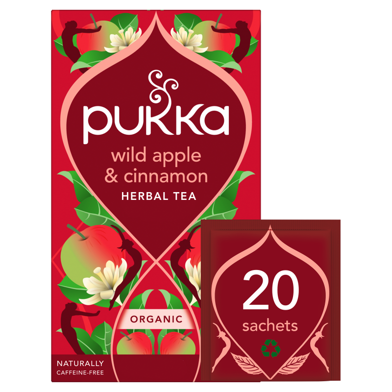 Herbata ziołowa Wild Apple & Cinnamon BIO 20 torebek