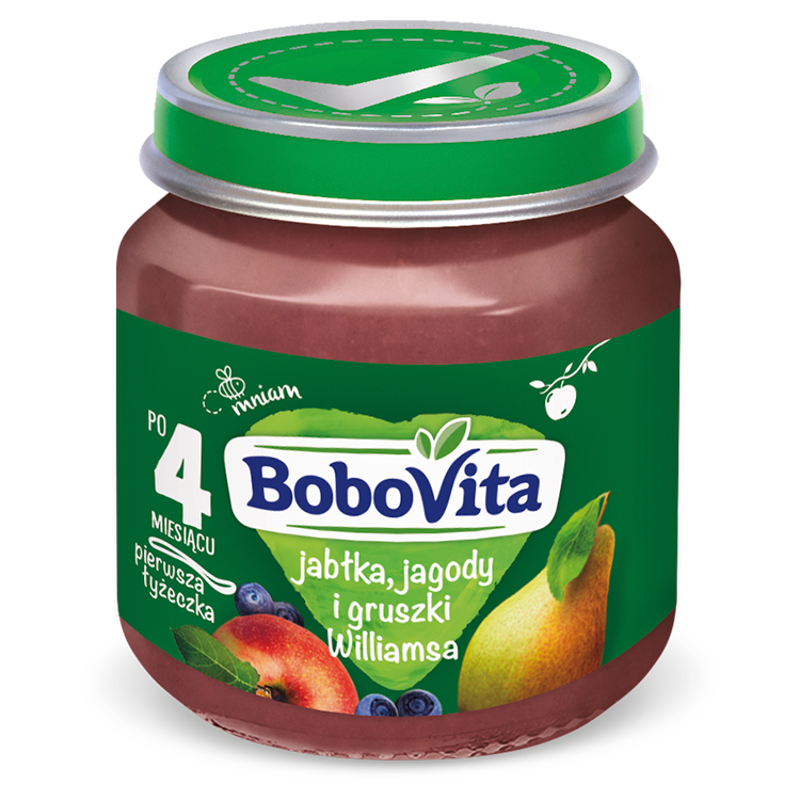 Jabłka, jagody i gruszki Williamsa - po 4 miesiącu