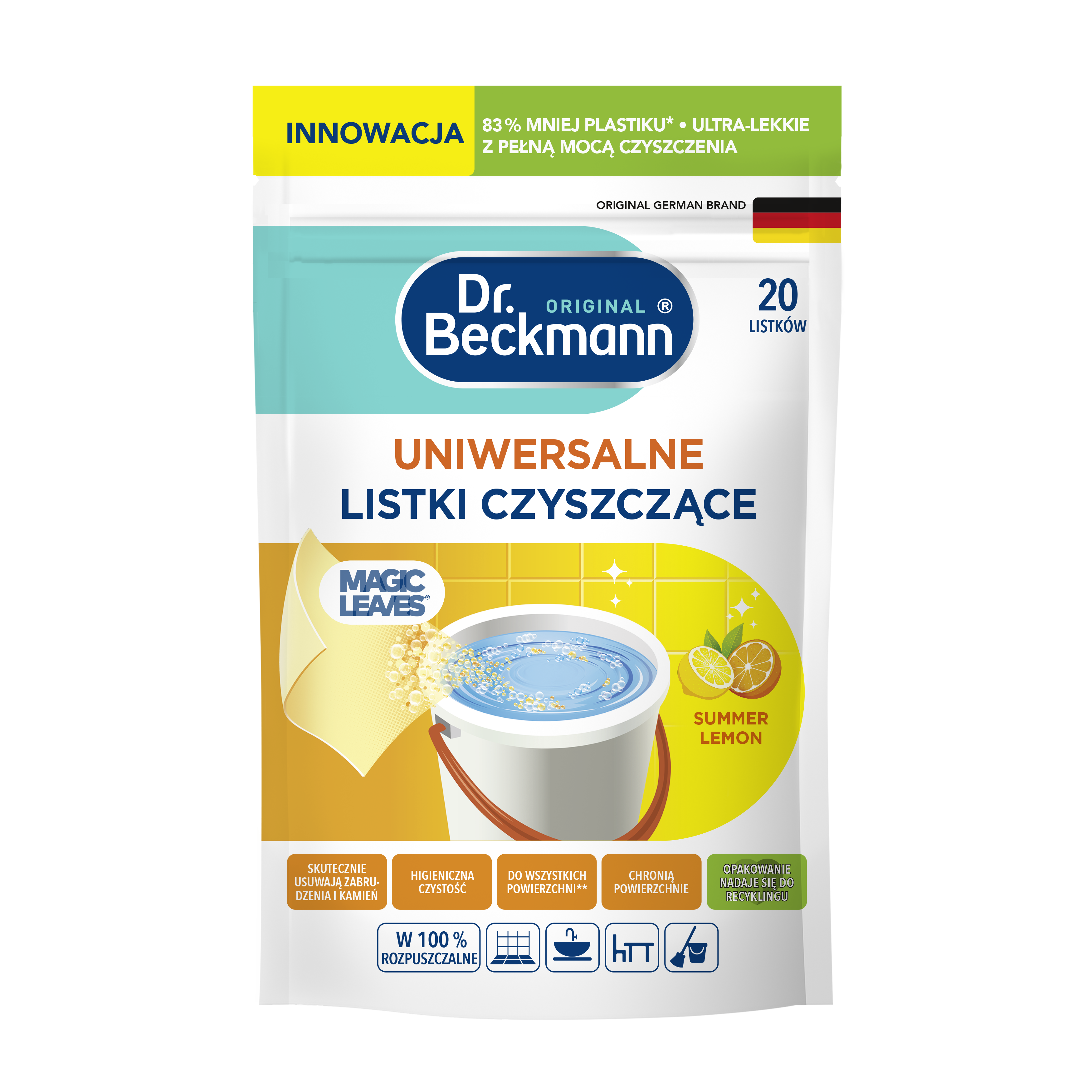 Listki czyszczące Summer Lemon 20 szt.