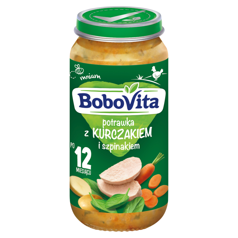Domowa potrawka z kurczakiem i szpinakiem - po 12 miesiącu