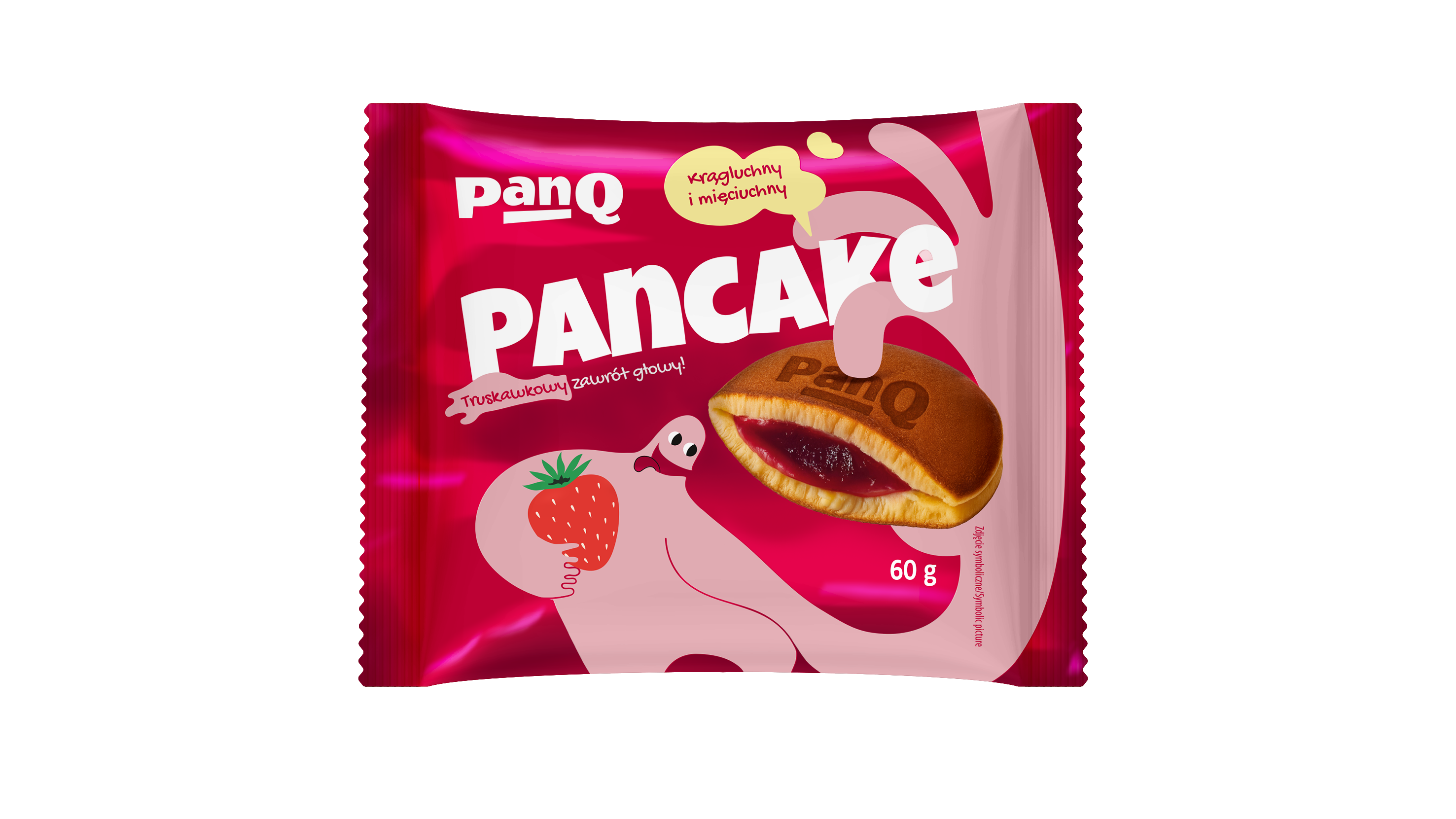 PANQ Pancake z nadzieniem truskawkowym