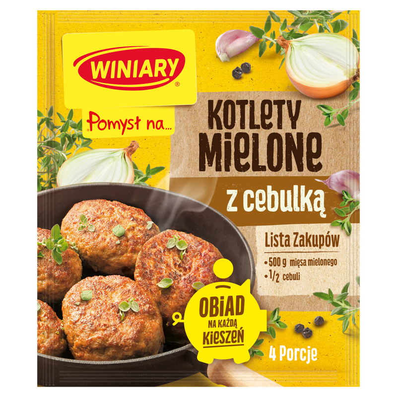 Kotlety mielone z cebulką