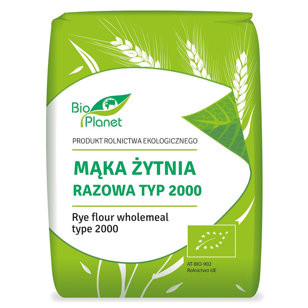 Mąka żytnia razowa (typ 2000) BIO