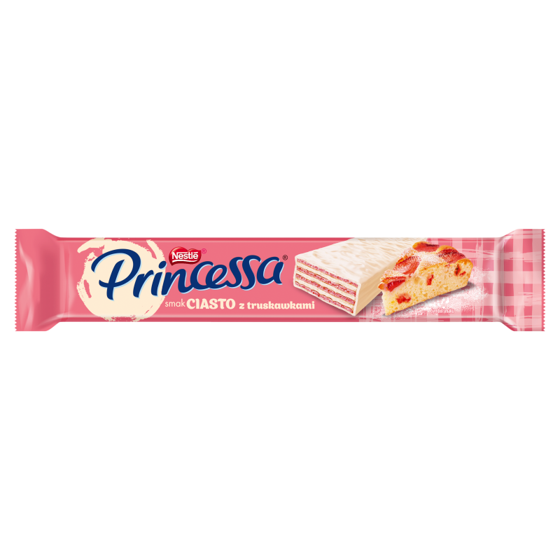 Wafelek o smaku ciasta z truskawkami