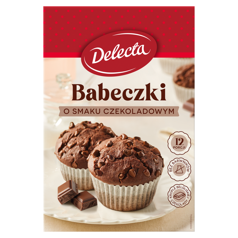 Babeczki o smaku czekoladowym - mieszanka do wypieku
