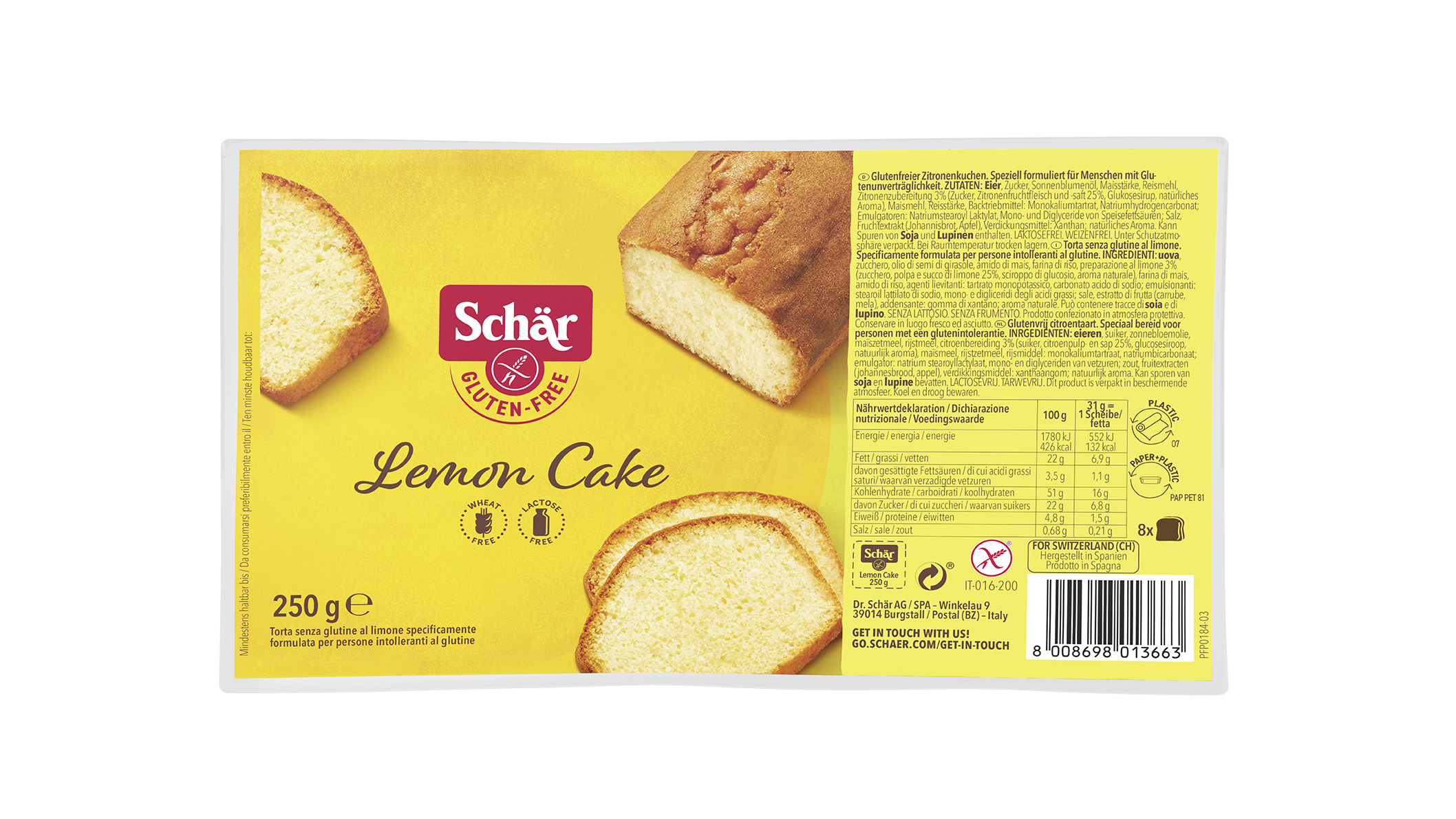 Lemon cake ciasto cytrynowe bezglutenowe