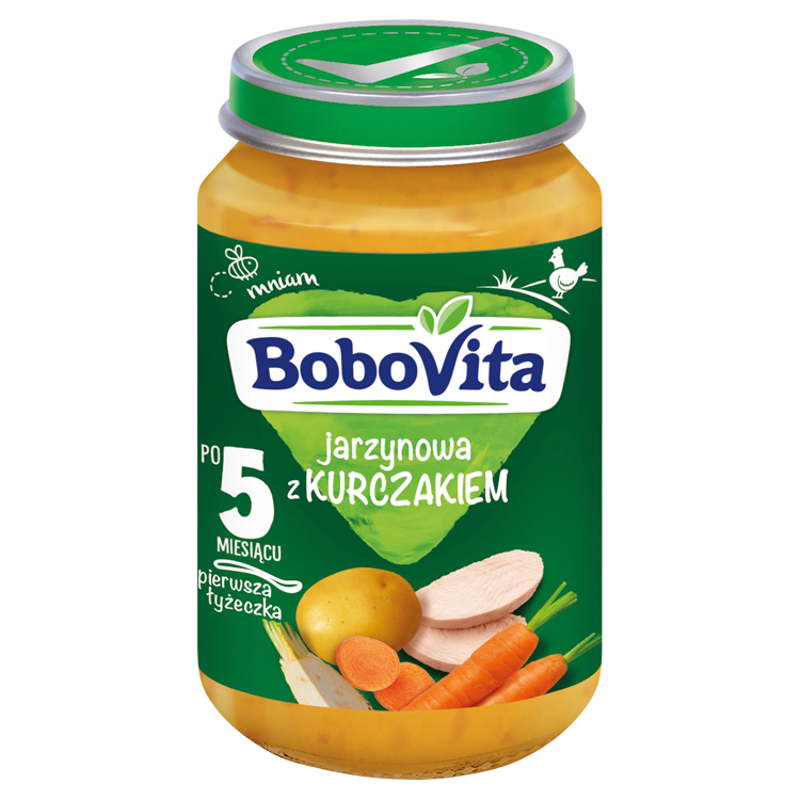 Zupa jarzynowa z kurczakiem po 5 miesiącu
