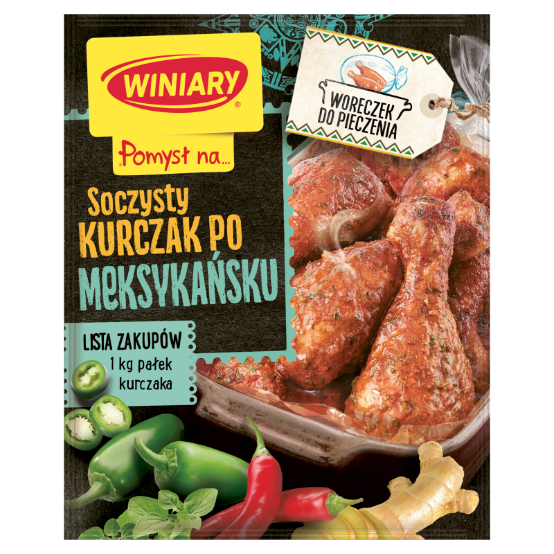 Soczystego kurczaka po meksykańsku + WORECZEK DO PIECZENIA