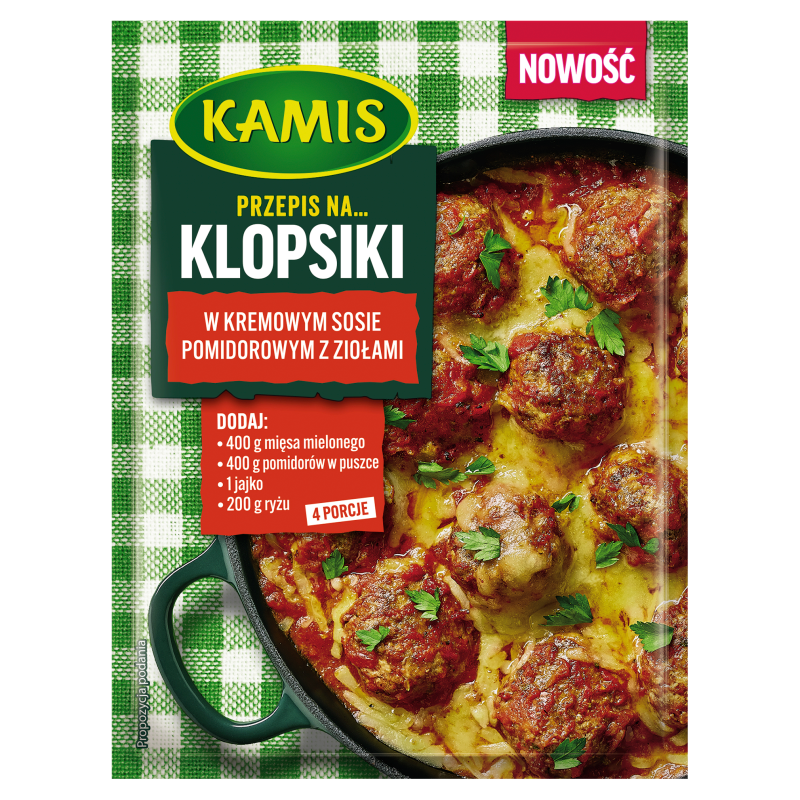 Klopsiki w sosie pomidorowym z ziołami