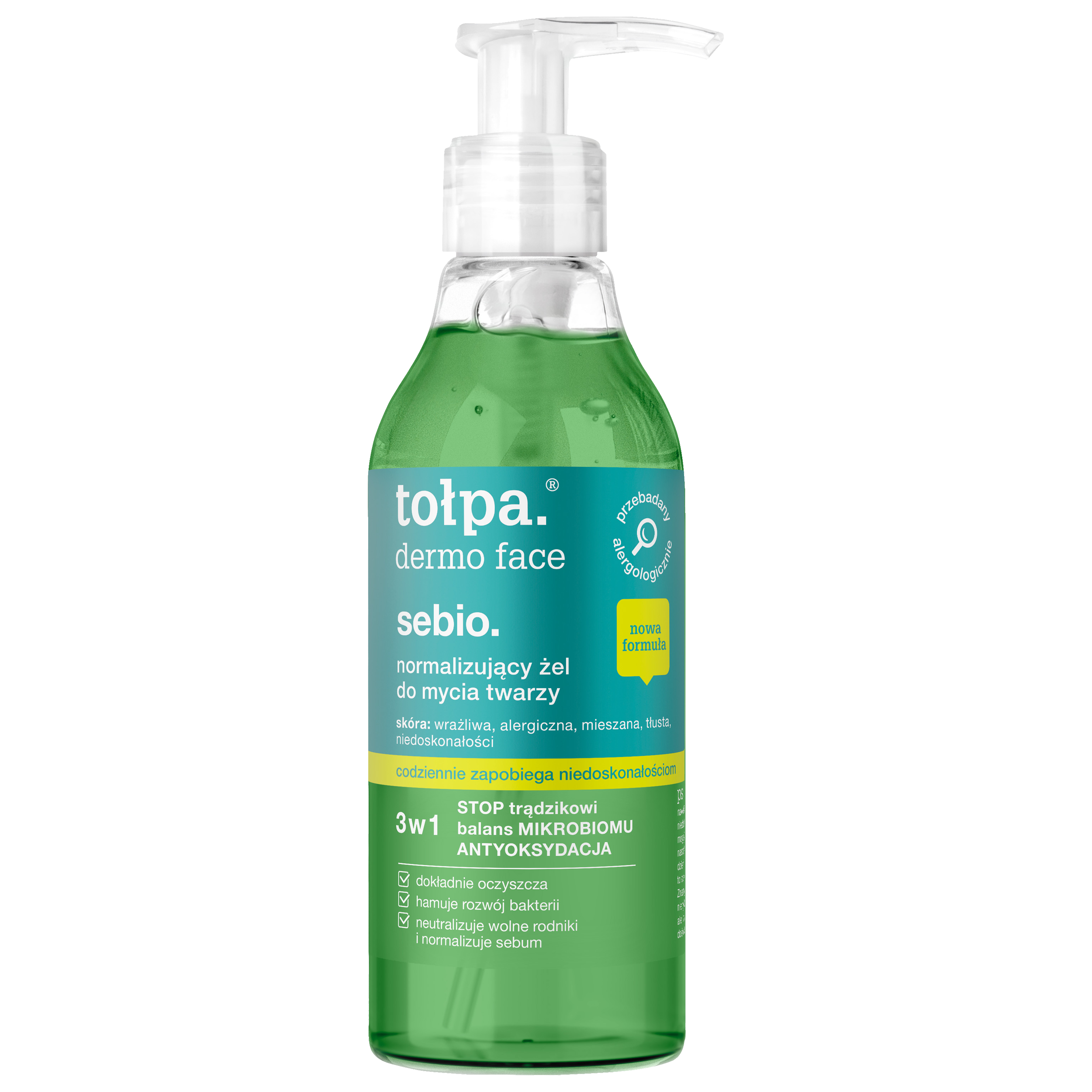 Normalizujący żel do mycia twarzy