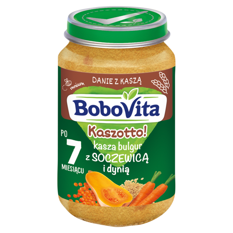 Kasza bulgur z soczewicą i dynią po 7 miesiącu