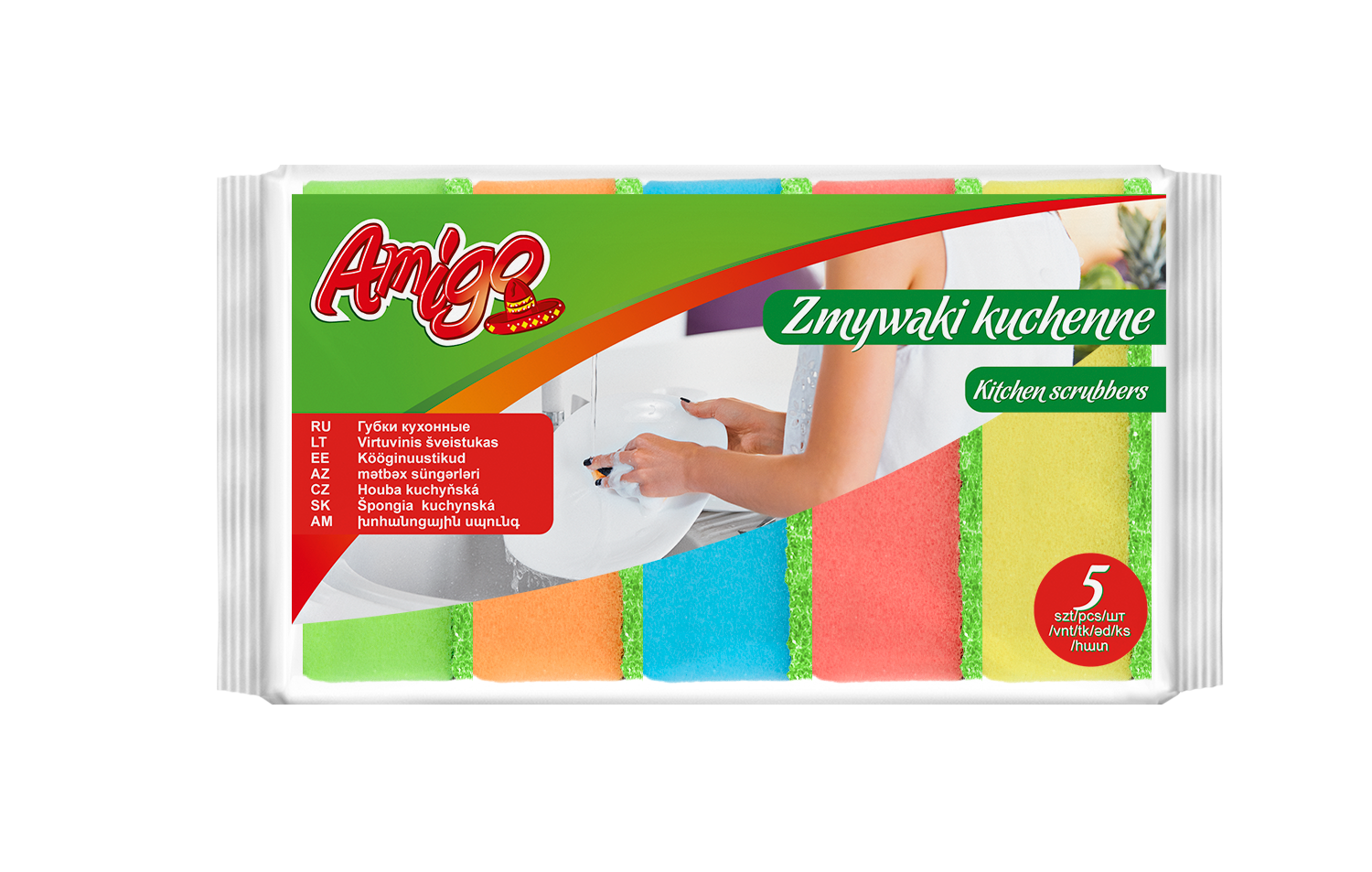 Zmywak kuchenny 5 szt.