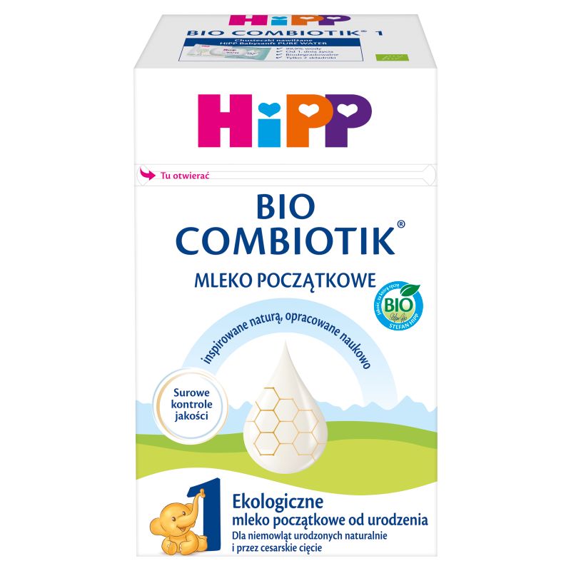 Ekologiczne mleko początkowe dla niemowląt od urodzenia