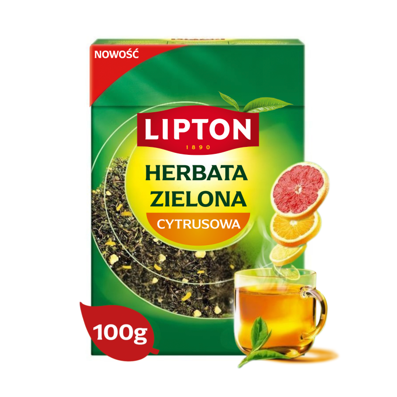 Herbata zielona liściasta cytrusowa