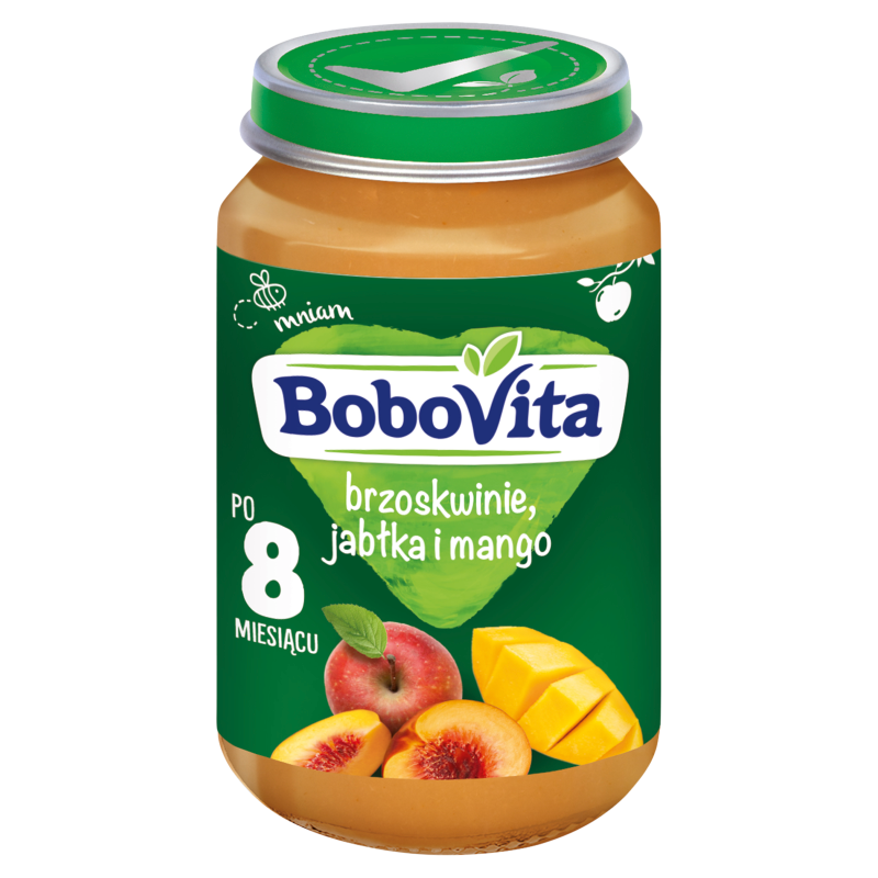 Jabłka, mango, melon i brzoskwinie - po 8 miesiącu
