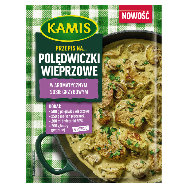 Polędwiczki wieprzowe w sosie grzybowym