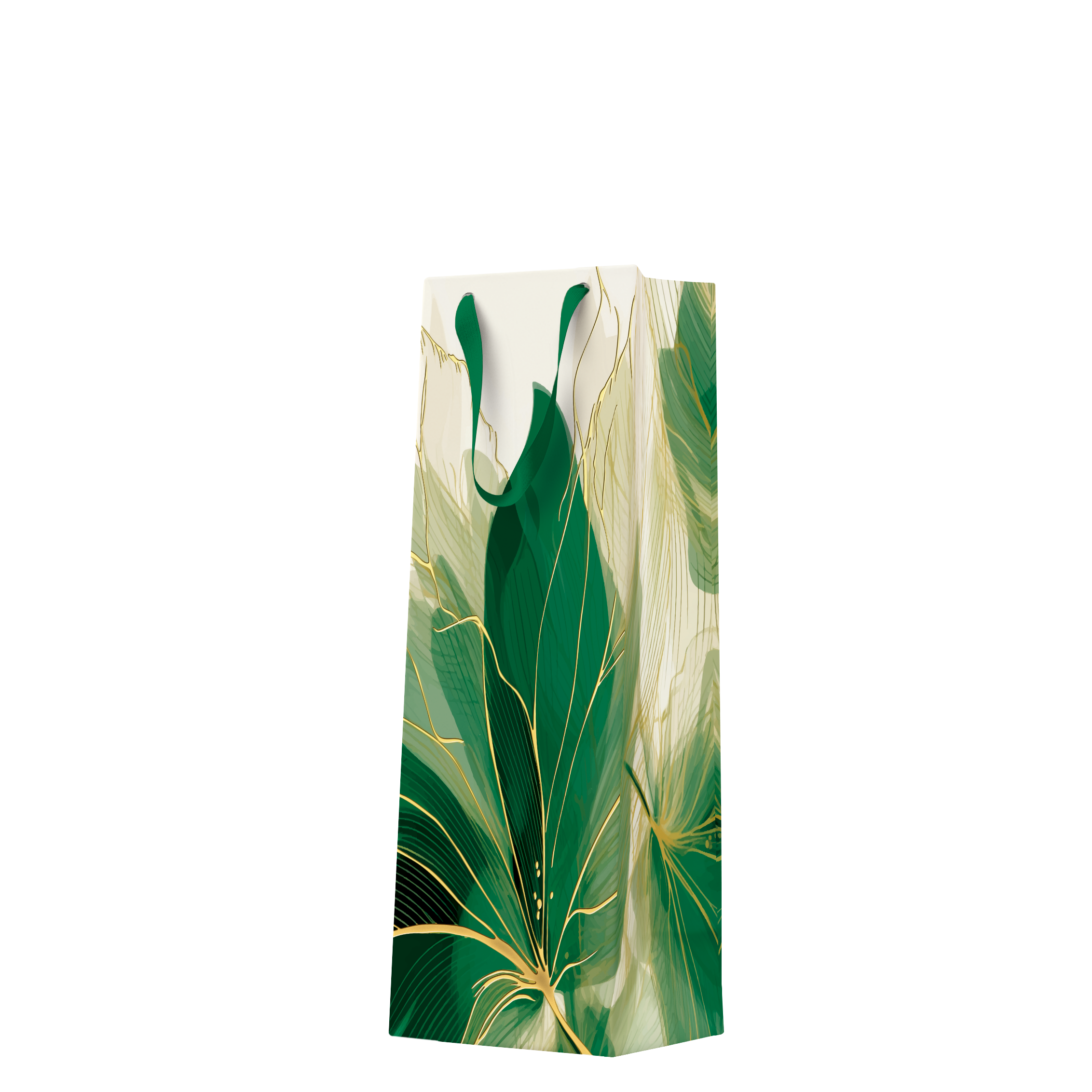 Torba prezentowa 12x37x10 cm Modern Jungle Bloom