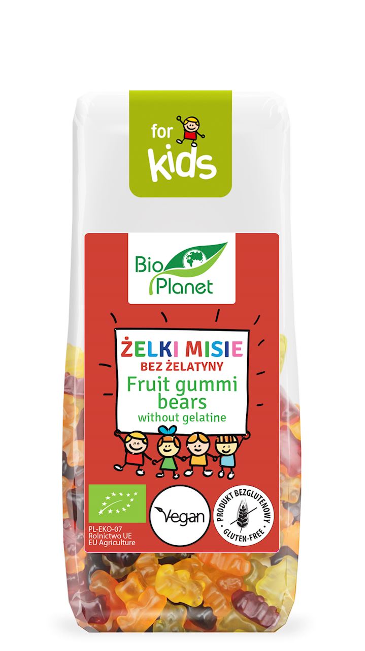 Żelki bez żelatyny BIO