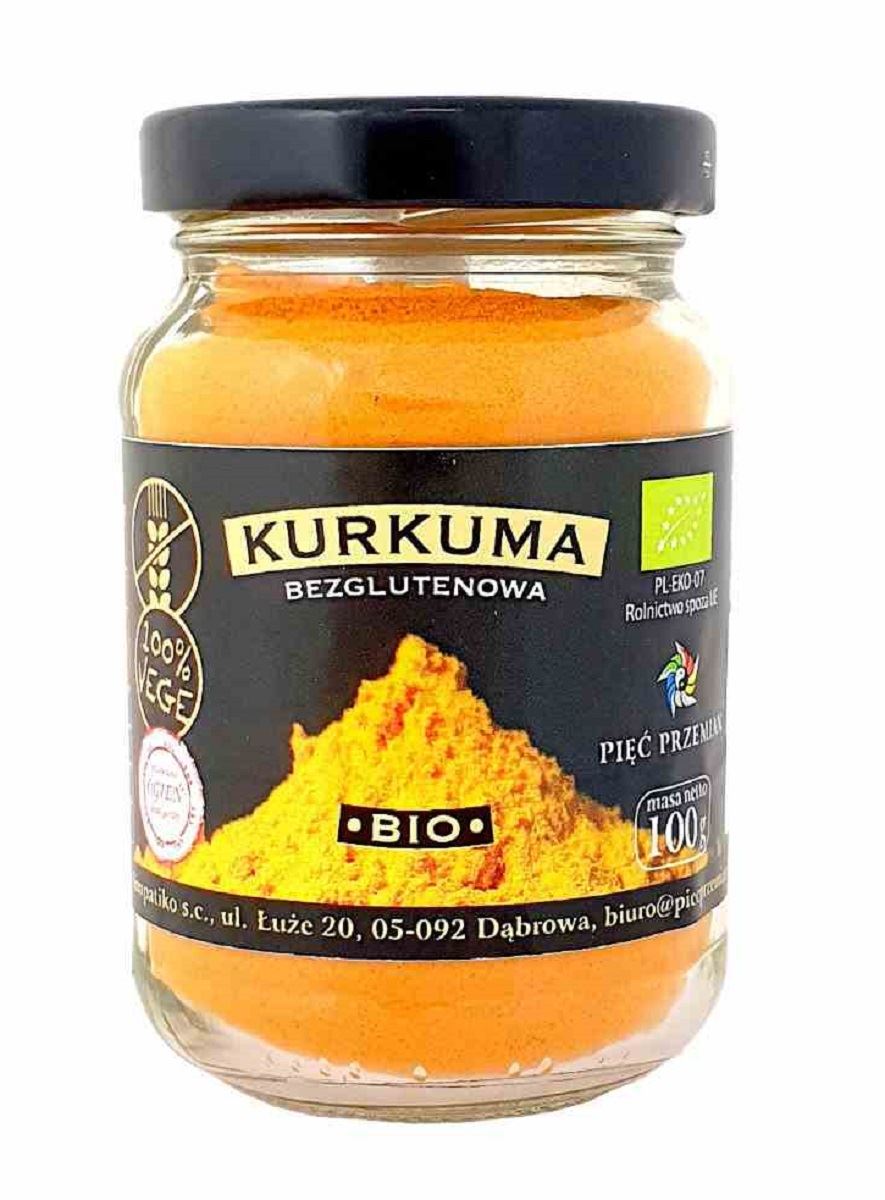 Kurkuma mielona bezglutenowa BIO