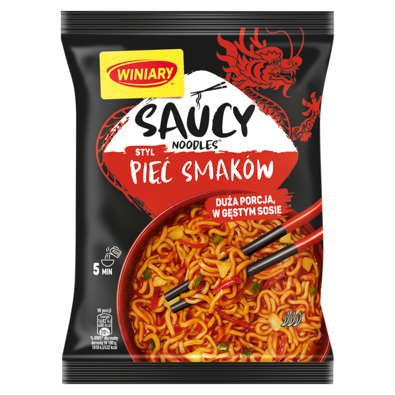 Nudle pięć smaków