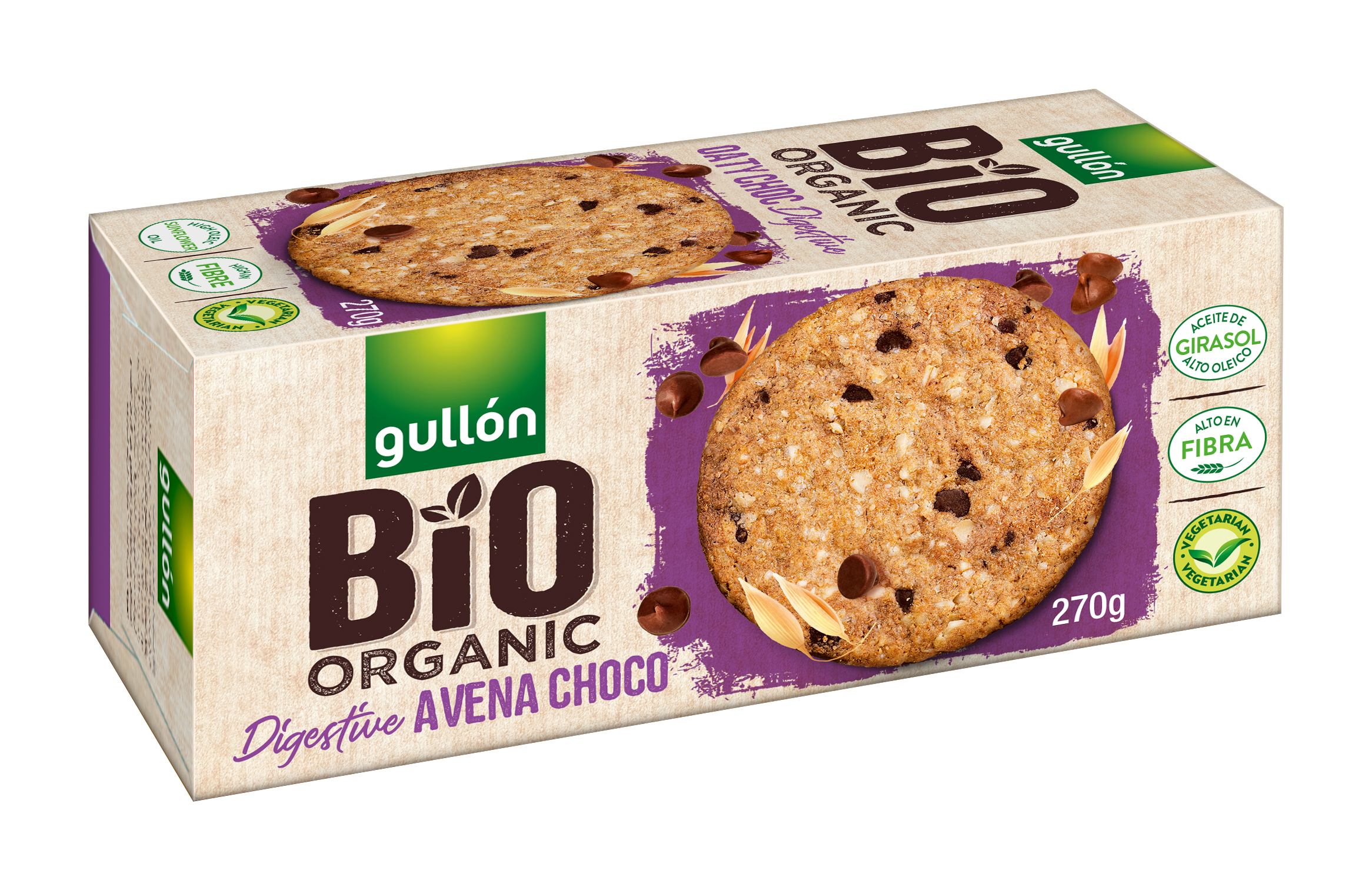 Ciasteczka BIO z owsem i kawałkami czekolady