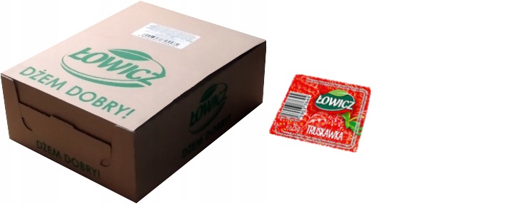 Mini dżem truskawkowy w porcjach 30 szt x 25g