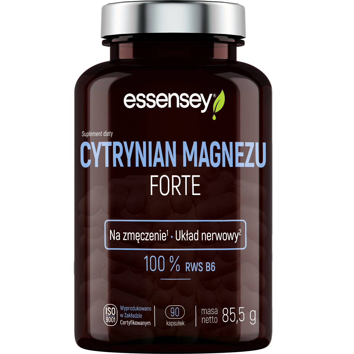 Cytrynian magnezu (90 kaps.) - suplement diety