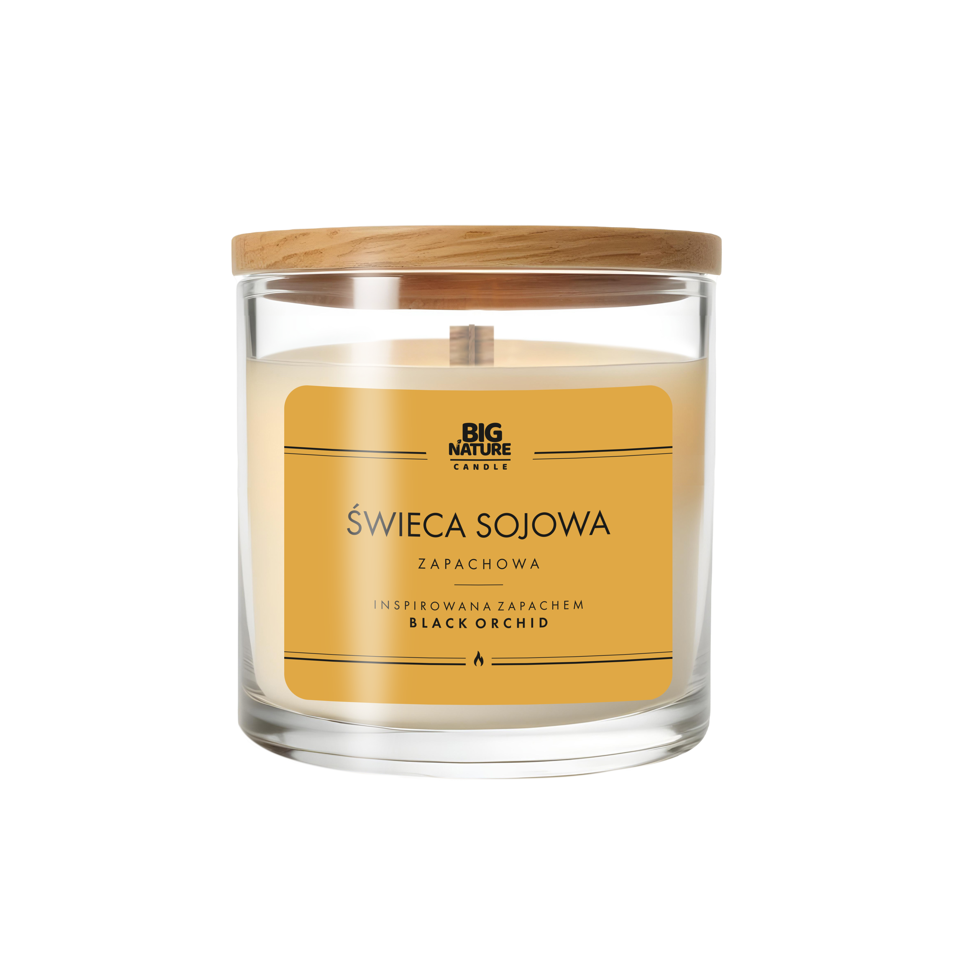 Świeca sojowa o zapachu Black Orchid